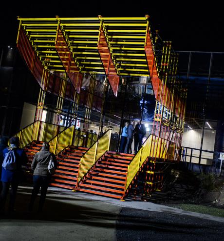 L'escalier d'accès principal